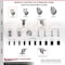 Service Caster 3 Inch 316SS Gray Poly Swivel 1-3/4 Inch Expanding Stem Caster Lock Brake SCC SCC-SS316TTLEX20S314-PPUB-134 - alternate 2